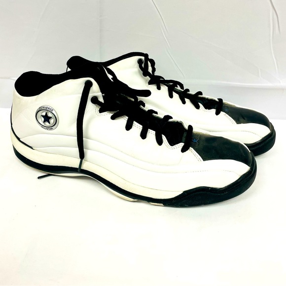 Converse Other - Converse black and white sneakers size 13.